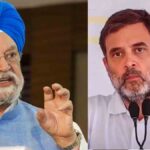 Hardeep Singh Puri and Rahul Gandhi