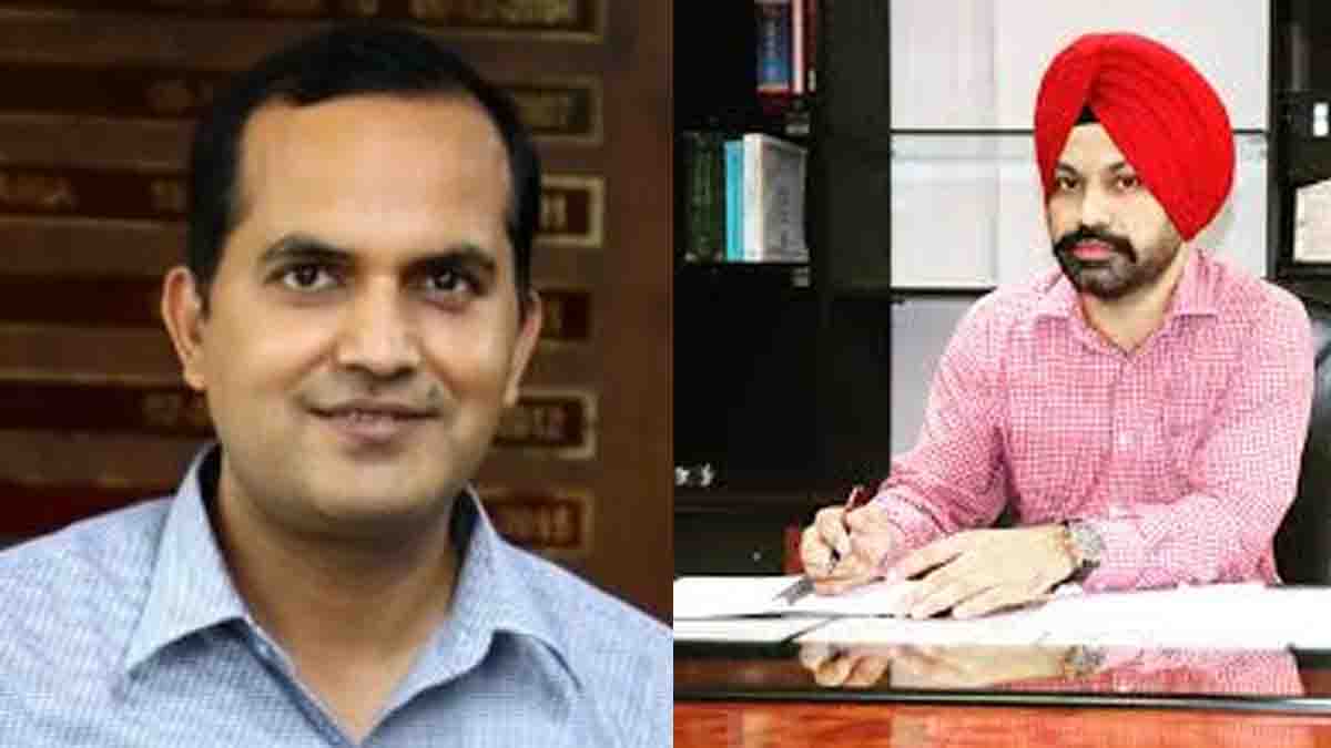 IAS KK Yadav and Jaspreet Singh Punjab