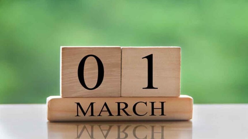 Rule Changes From 1st March