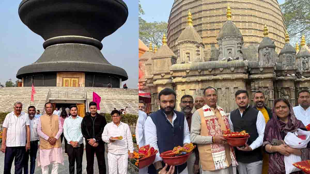 Mohan Lal Badoli with other party officials visited Kaziranga National Park