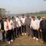 Mohan Lal Badoli with other party officials visited Kaziranga National Park