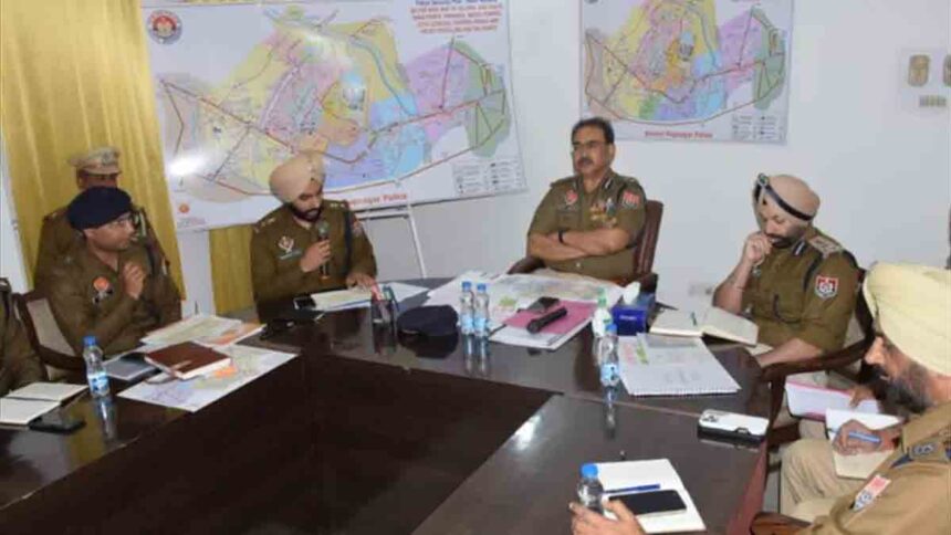 Police personnel deployed for safety of devotees in Sri Anandpur Sahib