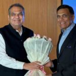 Sanjeev Arora meets industrialist Sajjan Jindal