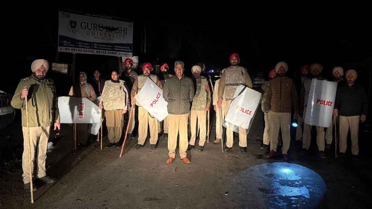 बठिंडा में किसानों का प्रदर्शन