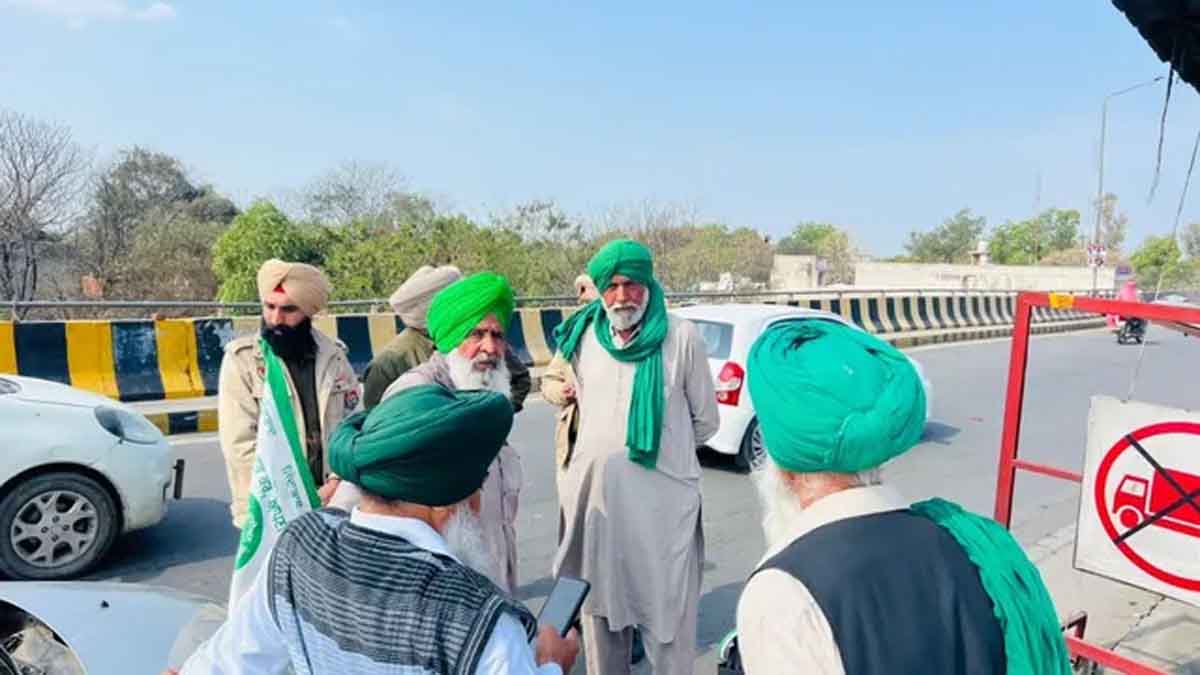 बठिंडा में किसानों का प्रदर्शन