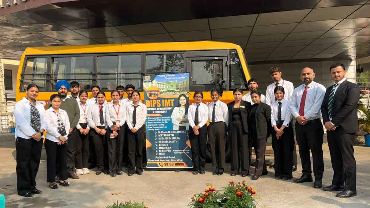 DIPS News: डिप्स आईएमटी के विद्यार्थियों का प्रेसिडेंट होटल, जालंधर में औद्योगिक भ्रम– व्यावसायिक उत्कृष्टता की ओर एक प्रभावी पहल