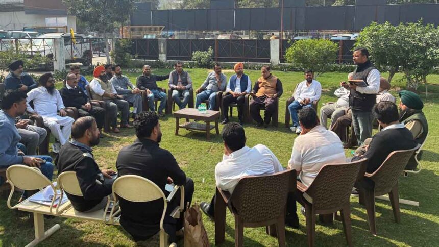जालंधर सेंट्रल में नितिन कोहली की अगुवाई में उच्च स्तरीय रणनीतिक बैठक
