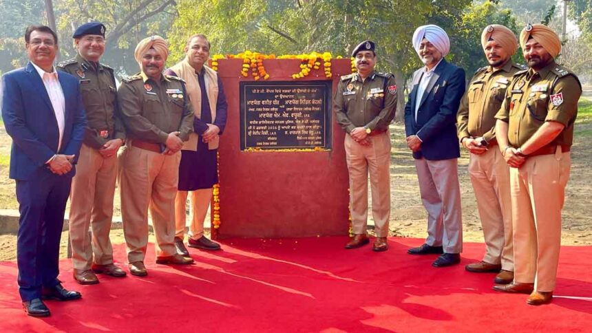 Jalandhar News: पी.ए.पी. परिसर में 65.43 लाख की लागत से निर्मित सड़कों का उद्घाटन