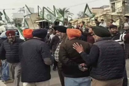 पुलिस ने किसानों को हाईवे जाम से रोका