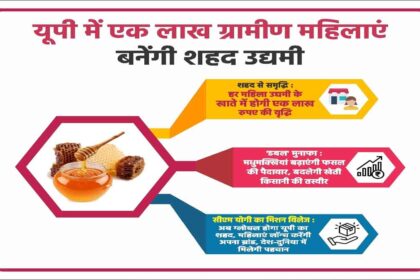 UP News: यूपी में एक लाख ग्रामीण महिलाओं के जीवन में मिठास घोलेगा शहद