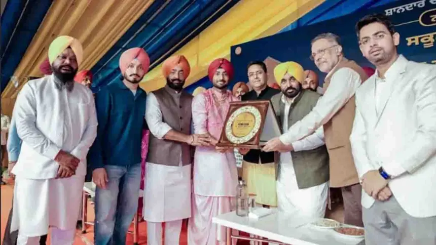 CM Mann in Dharamkot