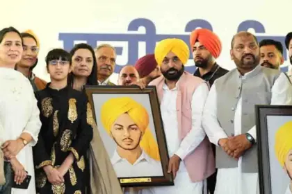 CM Mann paid tribute to Shaheed-e-Azam Bhagat Singh on his martyrdom day