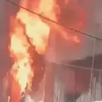 Fire in Chandigarh Sector 22 Mobile Market