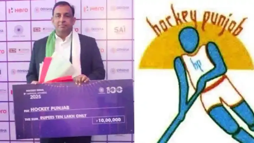 Hockey Punjab Receives 'Best Association' Award 2025 – Nitin Kohli