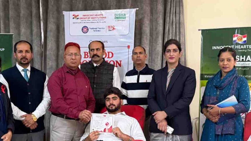 Innocent Hearts Organized Blood Donation Camp