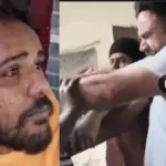 In Jalandhar, at the Bhargo Camp police station, an individual accused of stealing wood was severely beaten by a group of people.