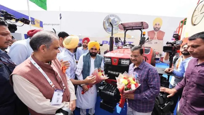 Kejriwal and CM Mann attended the inaugural ceremony