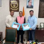 Meeting Held Between Minister Sanjeev Arora, Nitin Kohli, and Mayor Vineet Dheer