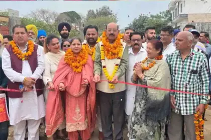 Mohinder Bhagat inaugurated road construction works