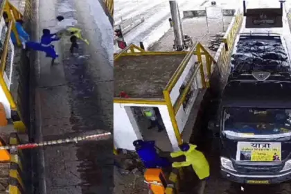 Nihang Sikhs chased down and beat toll plaza staff