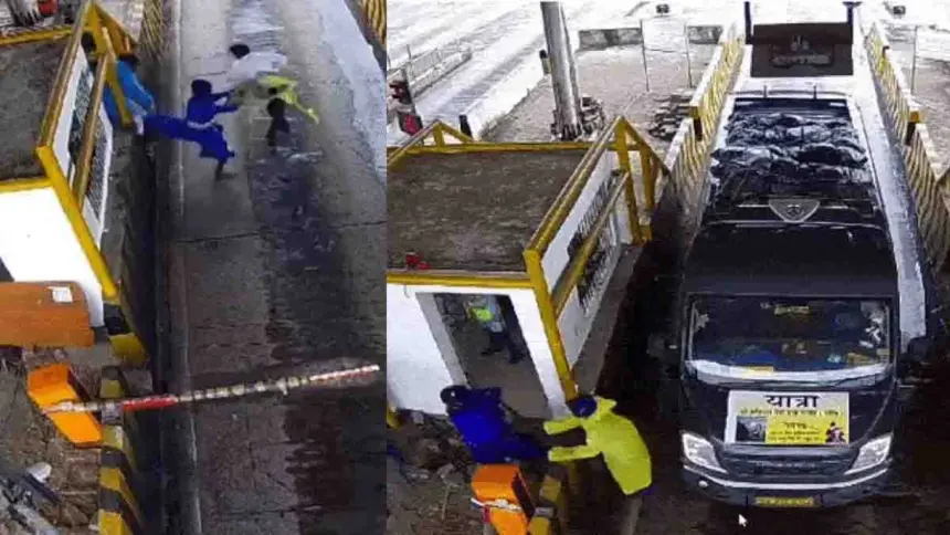 Nihang Sikhs chased down and beat toll plaza staff