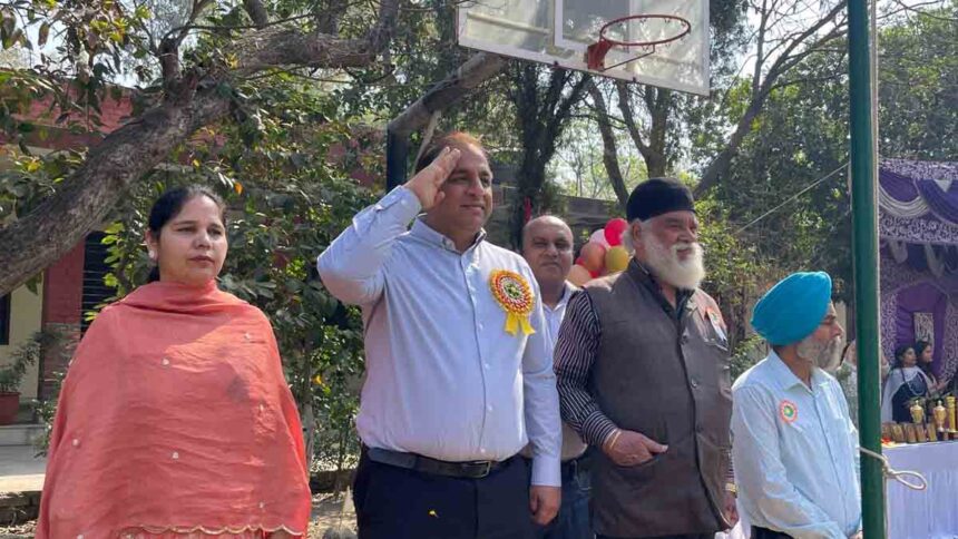 Nitin Kohli attended the annual sports meet