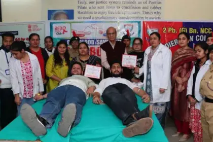 St. Soldier organized blood donation camp