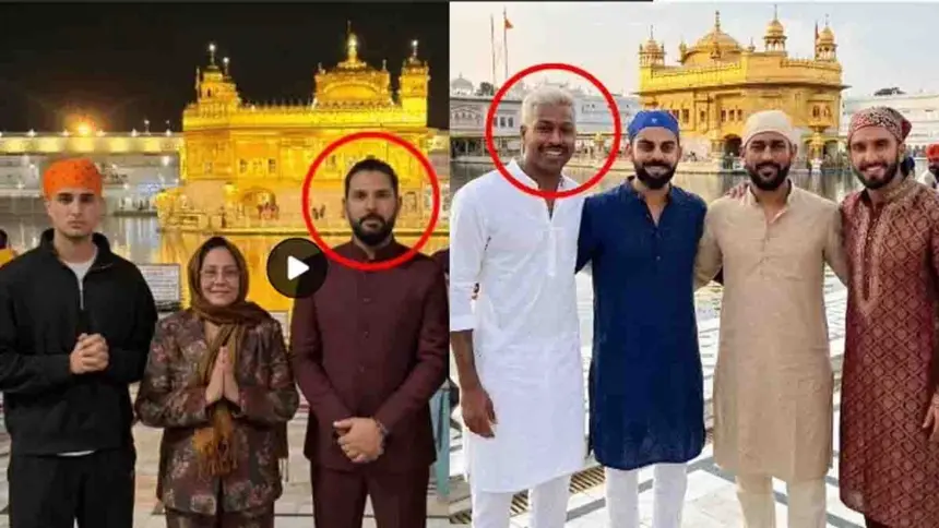 Yuvraj, Hardik AI Bareheaded Photo