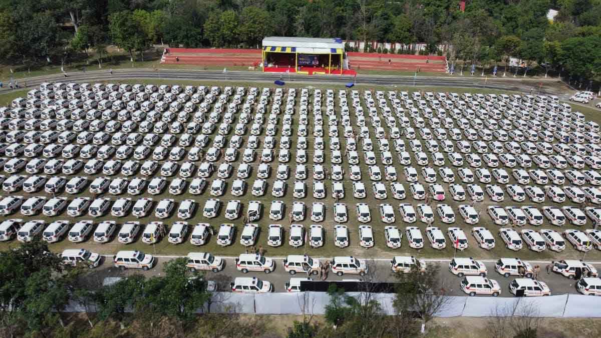 Punjab News: मुख्यमंत्री भगवंत सिंह मान ने पंजाब पुलिस को 508 इमरजेंसी रिस्पॉन्स वाहन सौंपे