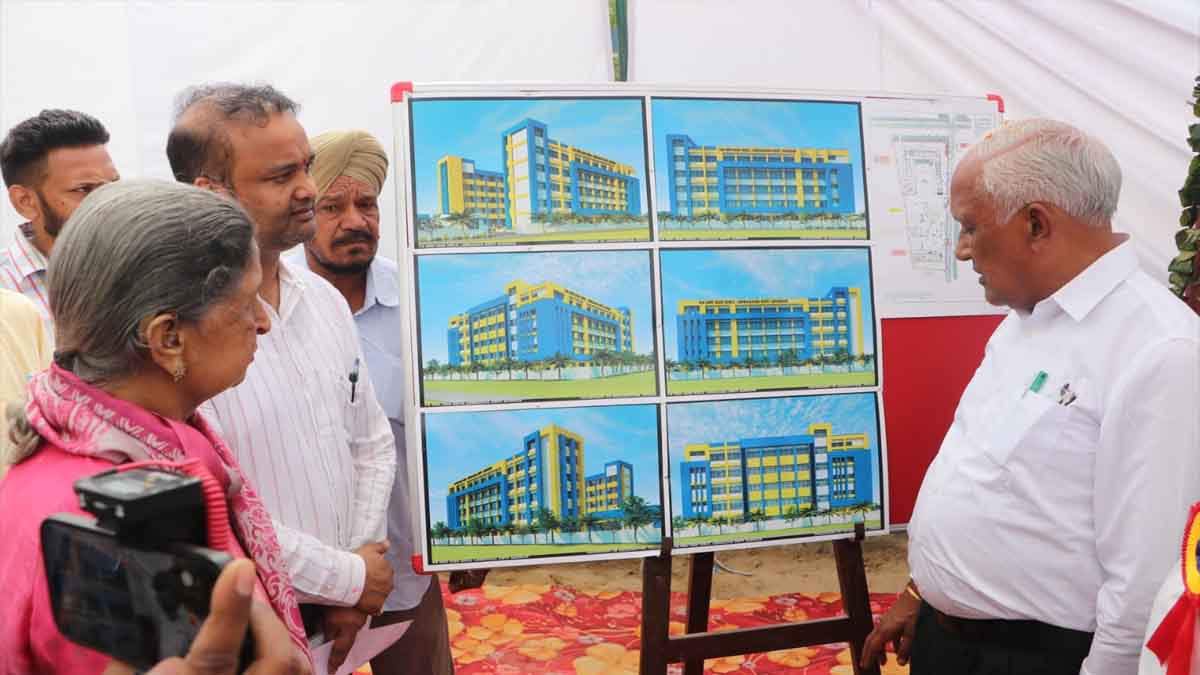 बरिंदर कुमार गोयल ने सरकारी सीनियर सेकेंडरी स्कूल की नई इमारत का शिलान्यास किया