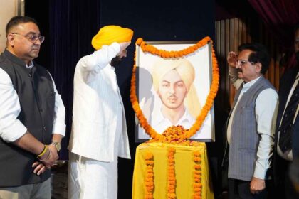 तरुनप्रीत सौंद द्वारा युवाओं से राष्ट्र निर्माण के लिए शहीद-ए-आजम भगत सिंह के पदचिह्नों पर चलने की अपील