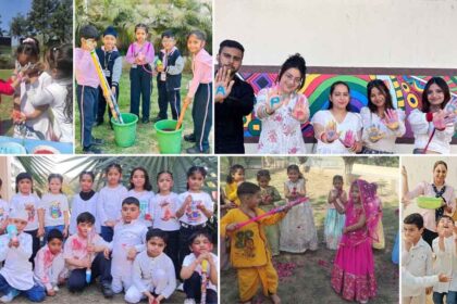 इनोसेंट हार्ट्स में फूलों और प्राकृतिक रंगों से महकी आनंदमयी होली