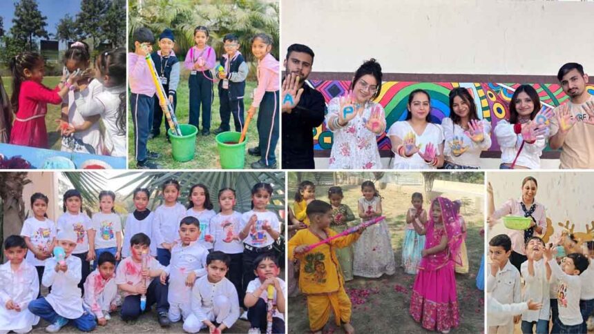 इनोसेंट हार्ट्स में फूलों और प्राकृतिक रंगों से महकी आनंदमयी होली