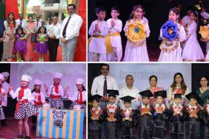 इनोसेंट हार्ट्स के नन्हे ग्रेजुएट्स ने यू.के.जी ग्रेजुएशन समारोह में बढ़ाया एक बड़ा कदम