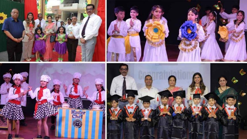 इनोसेंट हार्ट्स के नन्हे ग्रेजुएट्स ने यू.के.जी ग्रेजुएशन समारोह में बढ़ाया एक बड़ा कदम