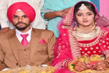 पत्नी के साथ युवक लखबीर