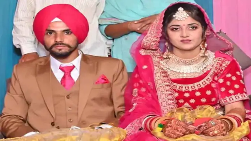 पत्नी के साथ युवक लखबीर