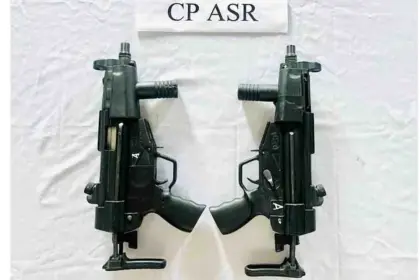 2 modern sub-machine guns recovered in Amritsar