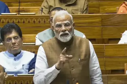 pm modi lok sabha speech