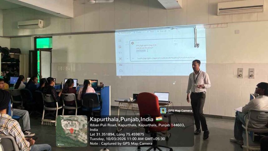 पी.टी.यू में “इमर्जिंग टेक्नोलॉजीज़: वेब डेवलपमेंट, क्लाउड सिक्योरिटी एवं ए.आई/एम.एल” पर दो दिवसीय वर्कशॉप आयोजित