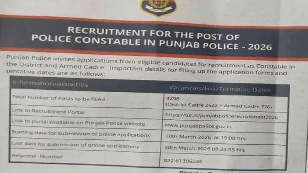 पंजाब पुलिस की भर्ती