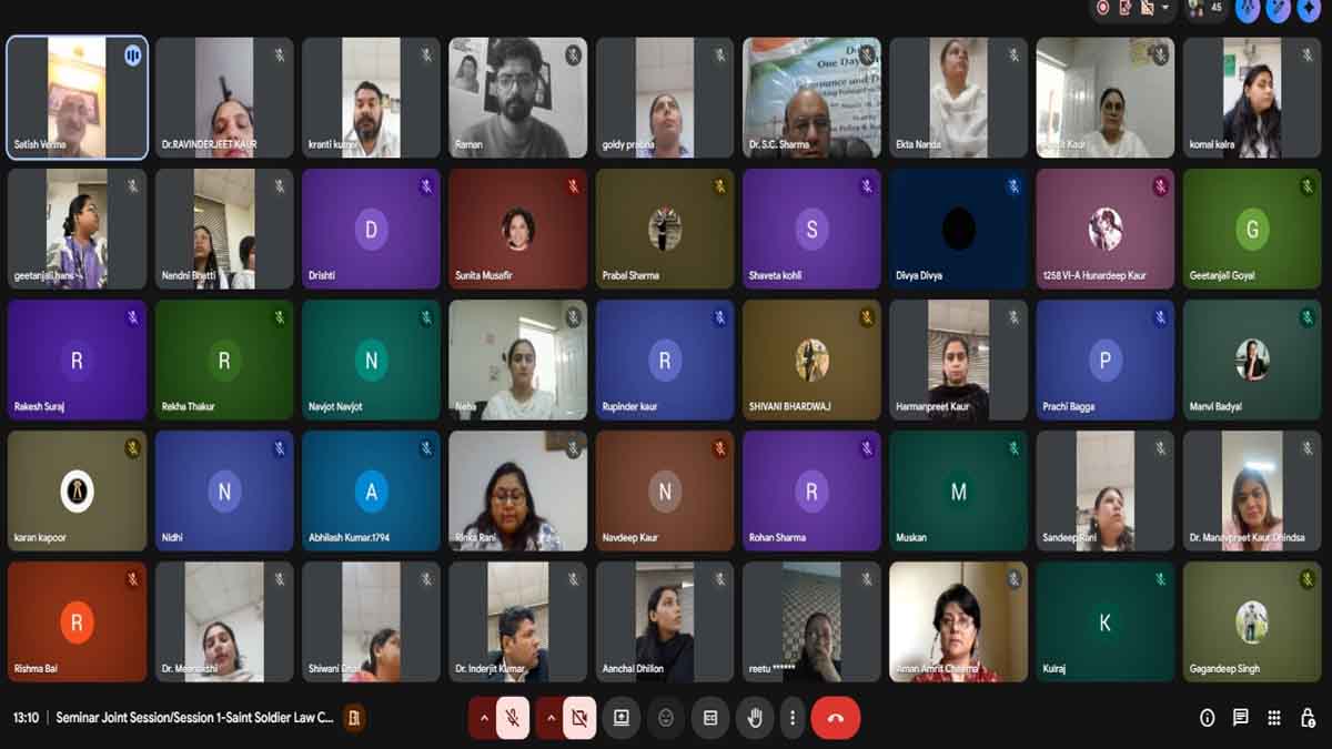 सेंट सोल्जर लॉ कॉलेज में सेंटर फॉर पॉलिसी एंड रिसर्च द्वारा आयोजित