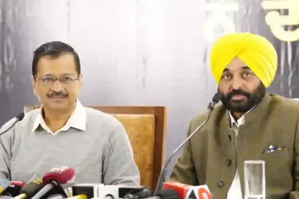 Arvind Kejriwal and Bhagwant Singh Mann
