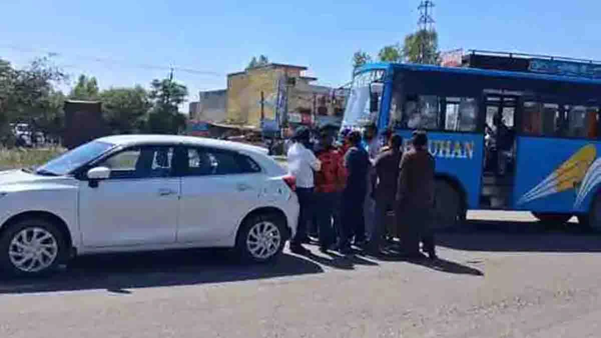 Bus Car Accident on Jalandhar Phagwara Highway