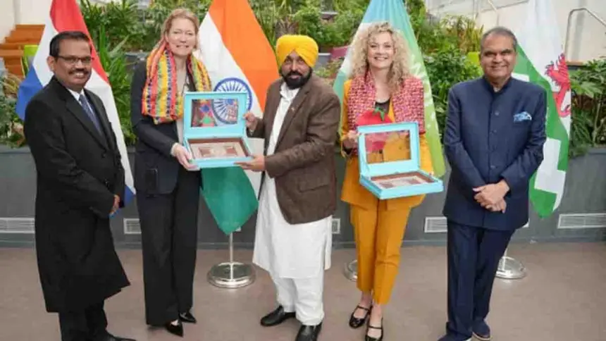 unjab CM Mann Meets NXP Semiconductors from the Netherlands