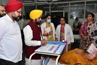 CM Mann pays surprise visit to the Advanced Cancer Institute in Bathinda