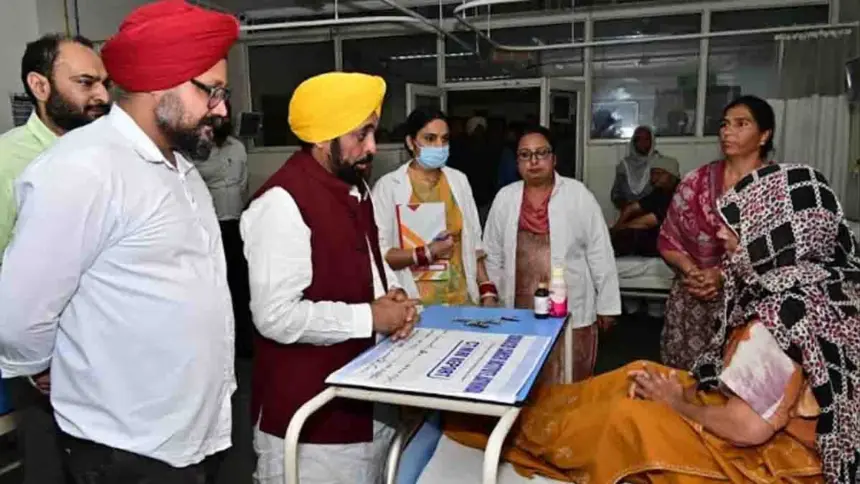 CM Mann pays surprise visit to the Advanced Cancer Institute in Bathinda