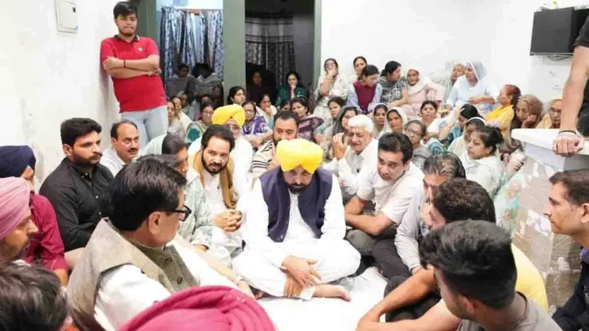 CM Mann reached Jagraon and met with the families affected by the Mathura tragedy