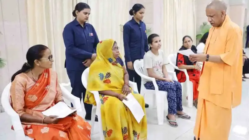 CM Yogi Listens to Grievances During Janta Darshan