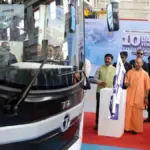 CM Yogi flags off the 1-millionth vehicle at Tata Motors' Lucknow plant